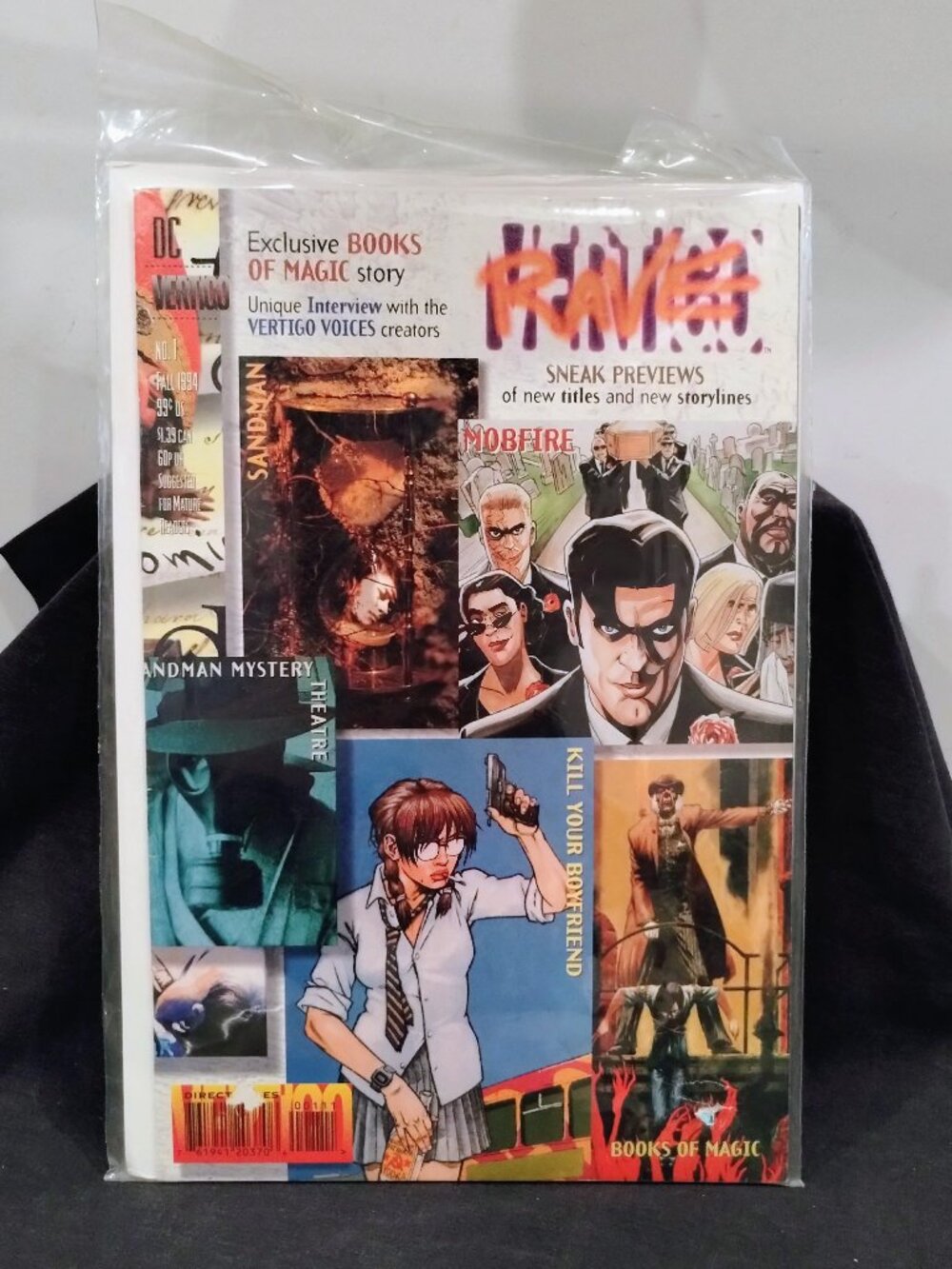 Vertigo Rave #1 (1994) DC Comics - Neil Gaiman Sandman - Grant Morrison - VF